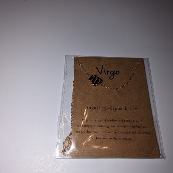 Zodiac Virgo Sign Fashion Necklaces - Picture 2 of 8